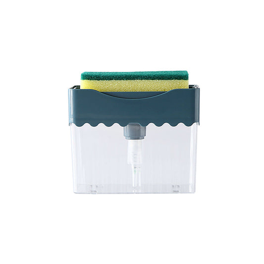 Dishwashing liquid dispenser, Soap dispenser pump & Sponge Holder 2 in1