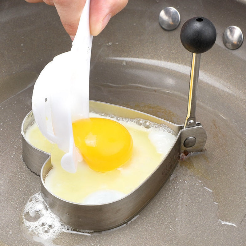 Stainless Steel 5 Style Fried Egg Pancake Shaper Omelette Mold Mould Frying Egg Cooking Tools Kitchen Accessories Gadget Rings